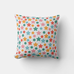 Star and Dot Celebration Pattern Cushion