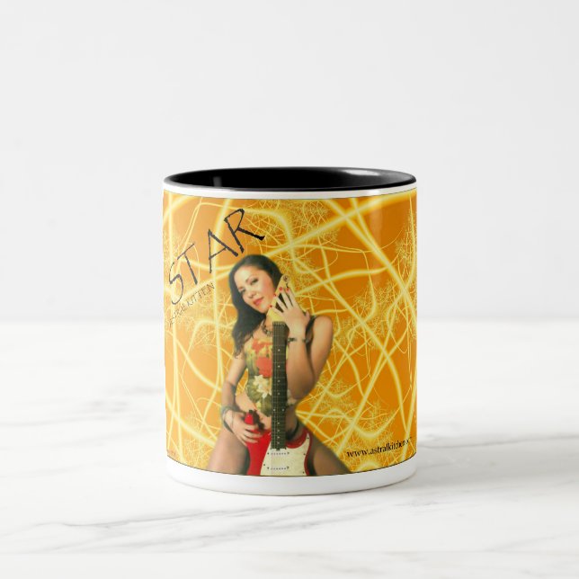 Star and red GTR1 Two-Tone Coffee Mug (Center)