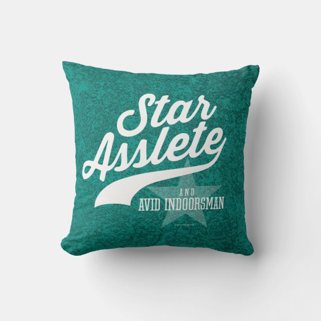 Star Asslete (Avid Indoorsman) Cushion (Front)
