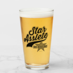Star Asslete (Avid Indoorsman) Glass