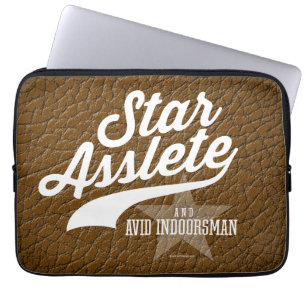 Star Asslete (Avid Indoorsman) Laptop Sleeve