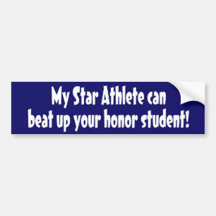 Star Athlete Bumper Sticker
