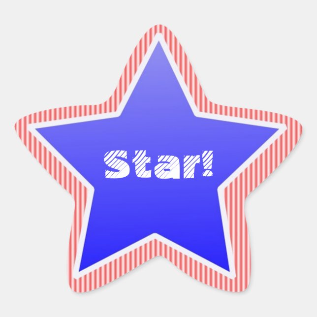 Star! Award Star Stickers (Front)