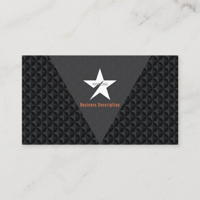 Star Background Business Card (Front)