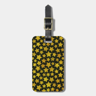 Star background luggage tag