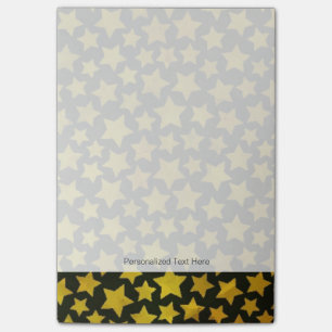 Star background post-it notes