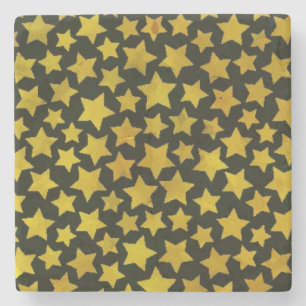 Star background stone coaster
