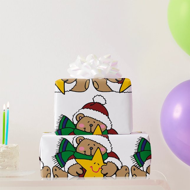 Star Bear Wrapping Paper (Creator Uploaded)