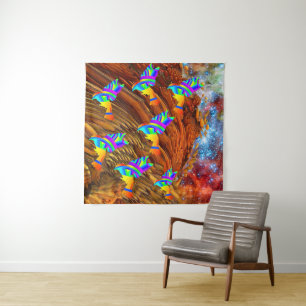 Star Birds Tapestry
