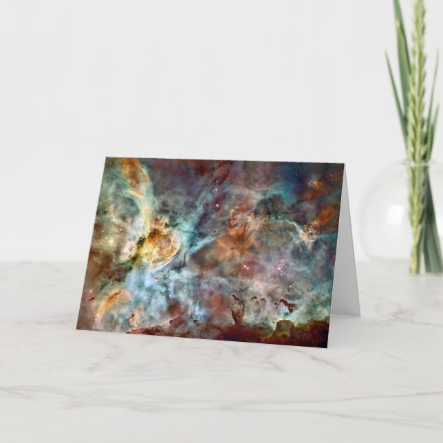 Star birth & death in the Carina Nebula Card (Front)