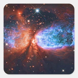 Star Birth in Constellation Cygnus, The Swan Square Sticker