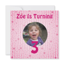 Star Birthday Invitation