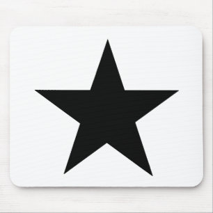 Star Black The MUSEUM Zazzle Gifts Mouse Pad
