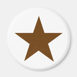 Star Brown The MUSEUM Zazzle Gifts Magnet