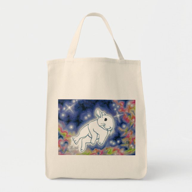 Star Bunny by Carrie Michael Tote Bag (Front)