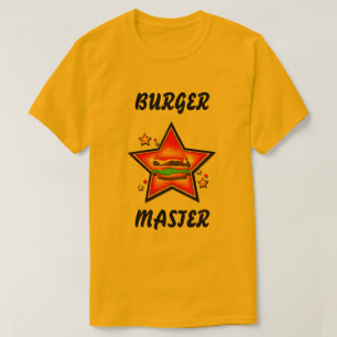 Star Burger Burger Master Mens T-shirt