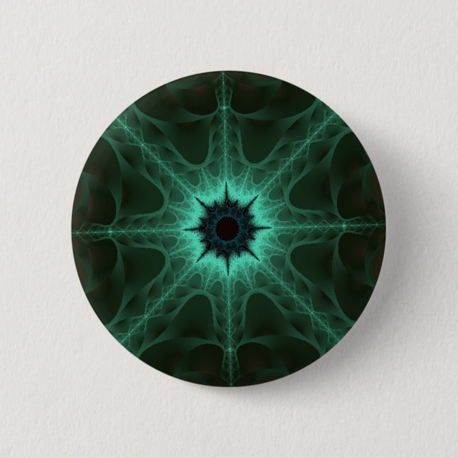 Star burst 6 cm round badge (Front)