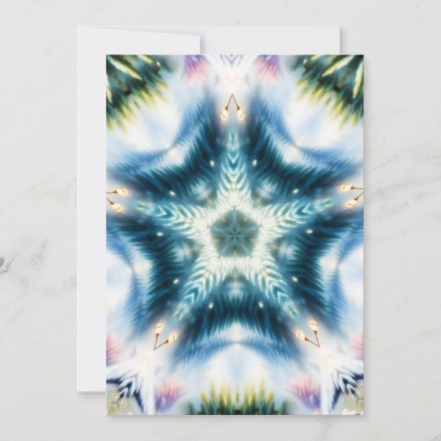 Star Burst Design Holiday Card (Front)