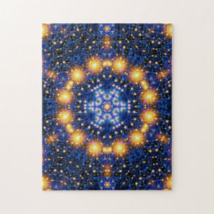 Star Burst Mandala Jigsaw Puzzle