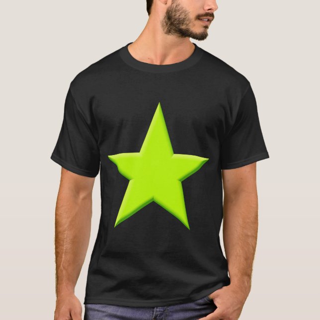 Star - Chartreuse T-Shirt (Front)