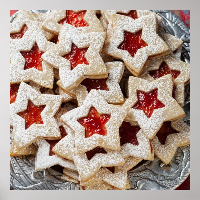 Star Christmas Cookies Poster (Front)