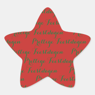 Star Christmas text stickers "Merry holidays"