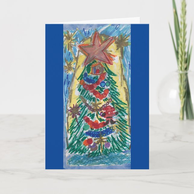 STAR Christmas Tree Card (Front)