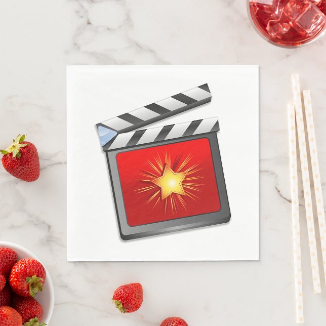 Star Clapper Board Napkin (Creator Uploaded)