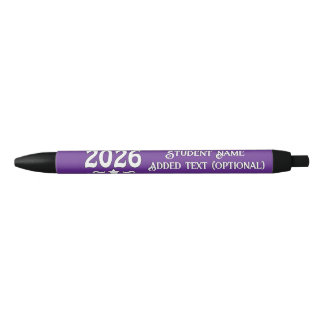 Star Class of 2026 Graduation Black Ink Pen