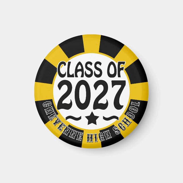 Star Class of 2027 Graduation Magnet (Front)