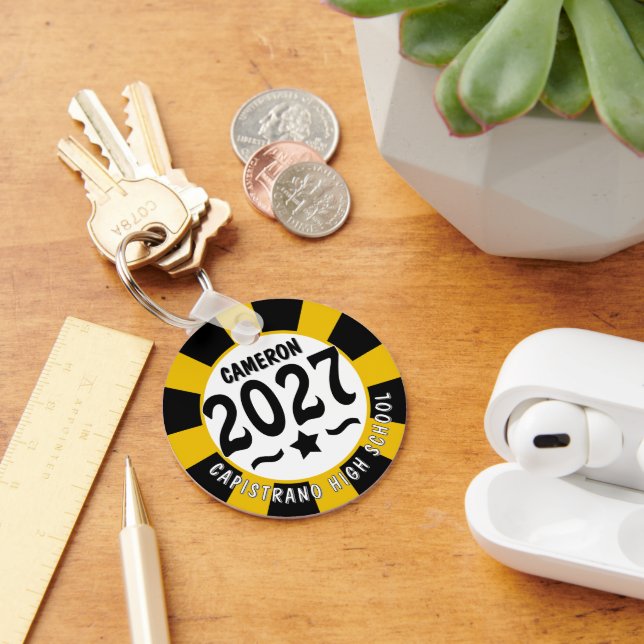 Star Class of 2027 Photo Graduation Key Ring (Desk)