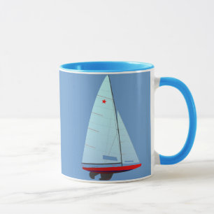 Star   Class Racing Sailboat Mug