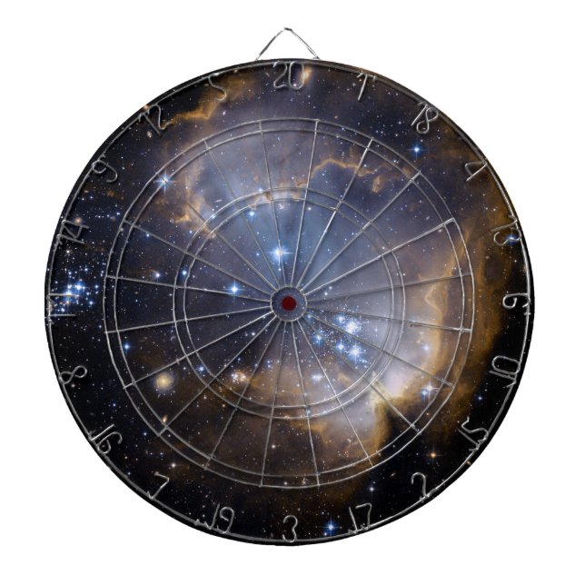Star Cluster N90 Hubble Space Dartboard (Front)