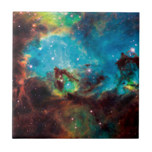 Star Cluster NGC 2074 Tarantula Nebula Space Photo Ceramic Tile