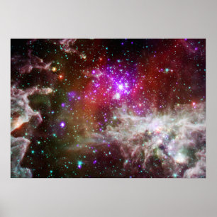 Star Cluster NGC 281 Pacman Nebula Poster