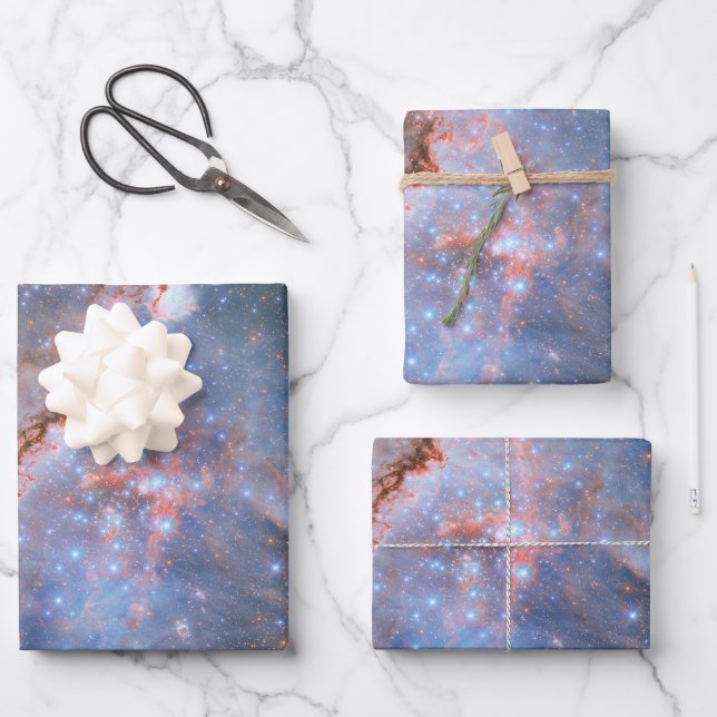 Star Cluster NGC 346 Wrapping Paper Sheet (Front)
