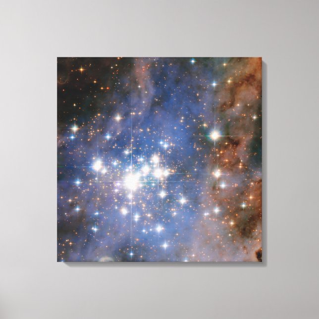 Star Cluster Trumpler 14. Canvas Print (Front)