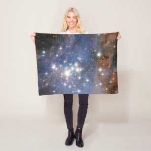 Star Cluster Trumpler 14. Fleece Blanket