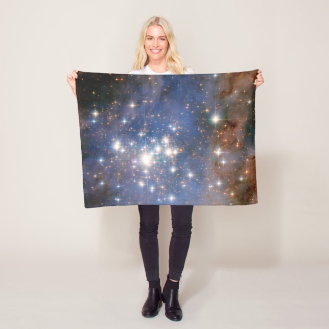 Star Cluster Trumpler 14. Fleece Blanket (In Situ)