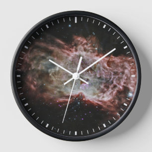 Star Clusters In The Centre Of The Flame Nebula. Clock