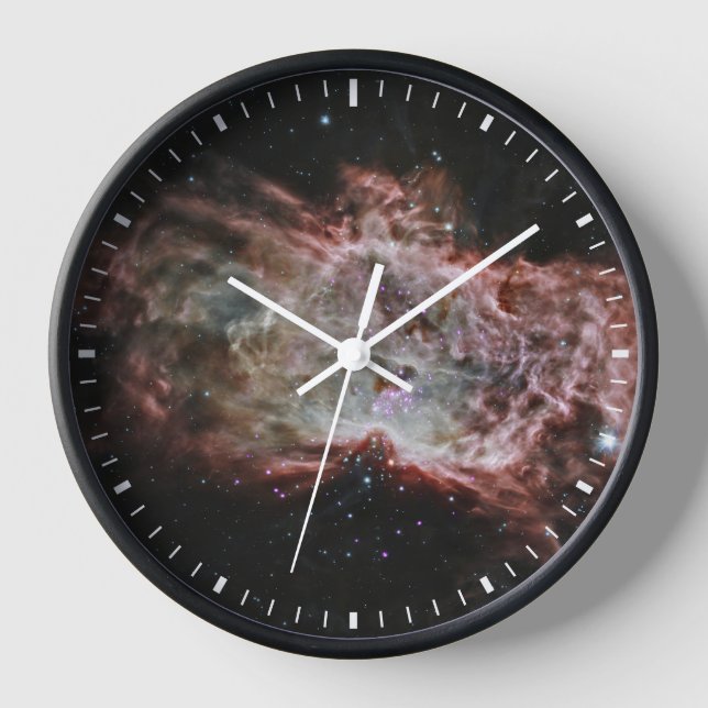 Star Clusters In The Centre Of The Flame Nebula. Clock (Front)