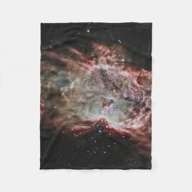 Star Clusters In The Centre Of The Flame Nebula. Fleece Blanket (Front)