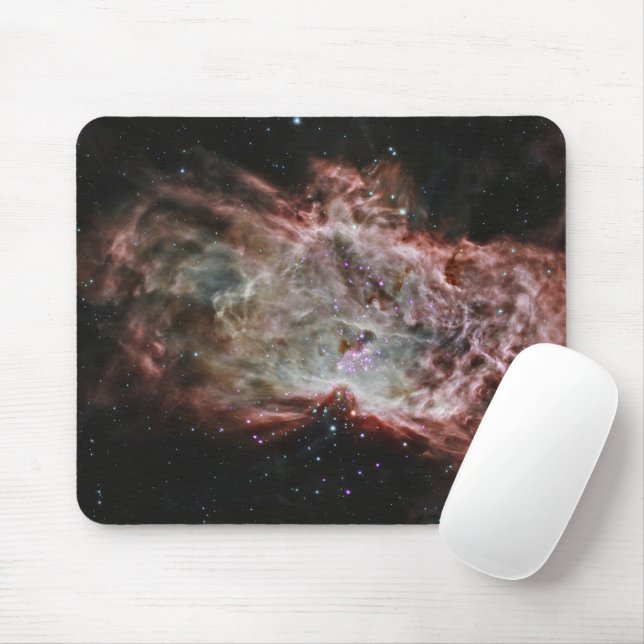 Star Clusters In The Centre Of The Flame Nebula. Mouse Pad (With Mouse)