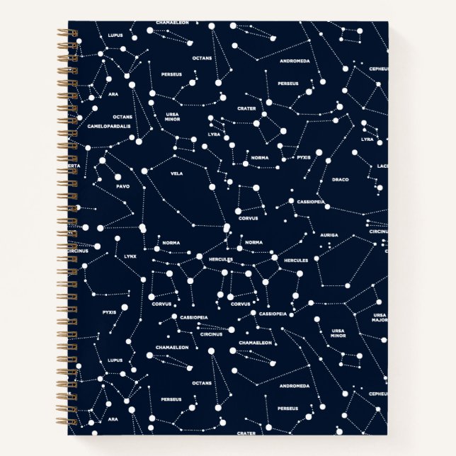 Star Constellations Dot Grid Notebook (Front)