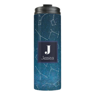 Star Constellations   Personalised Thermal Tumbler