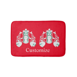 Star-Crown Queen Mermaid Thunder_Cove Bath Mat