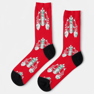 Star-Crown Queen Mermaid Thunder_Cove Socks