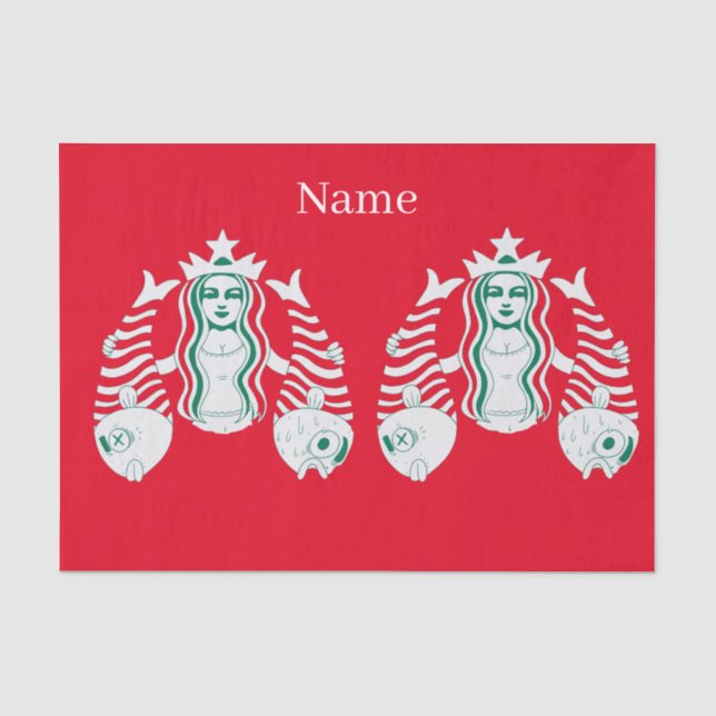 Star-Crown Queen Mermaid Thunder_Cove  Tissue Paper (Front)