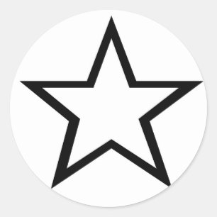 Star design! classic round sticker