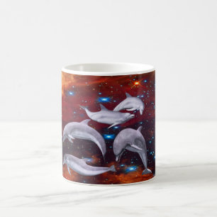 Star Dolphins Coffee Mug